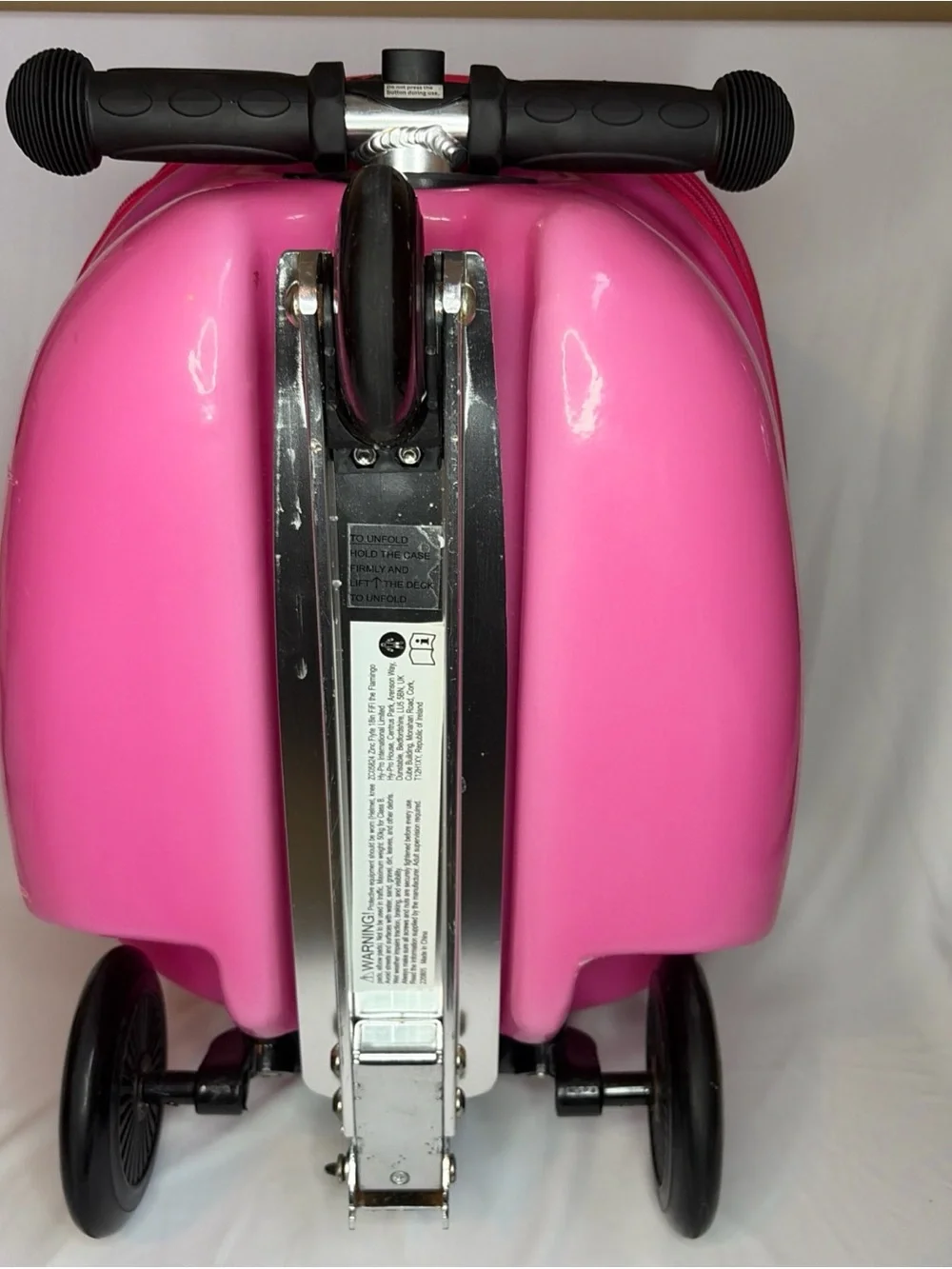 Zflyte Pink Flamingo Hard-Shell Kids Carry-On